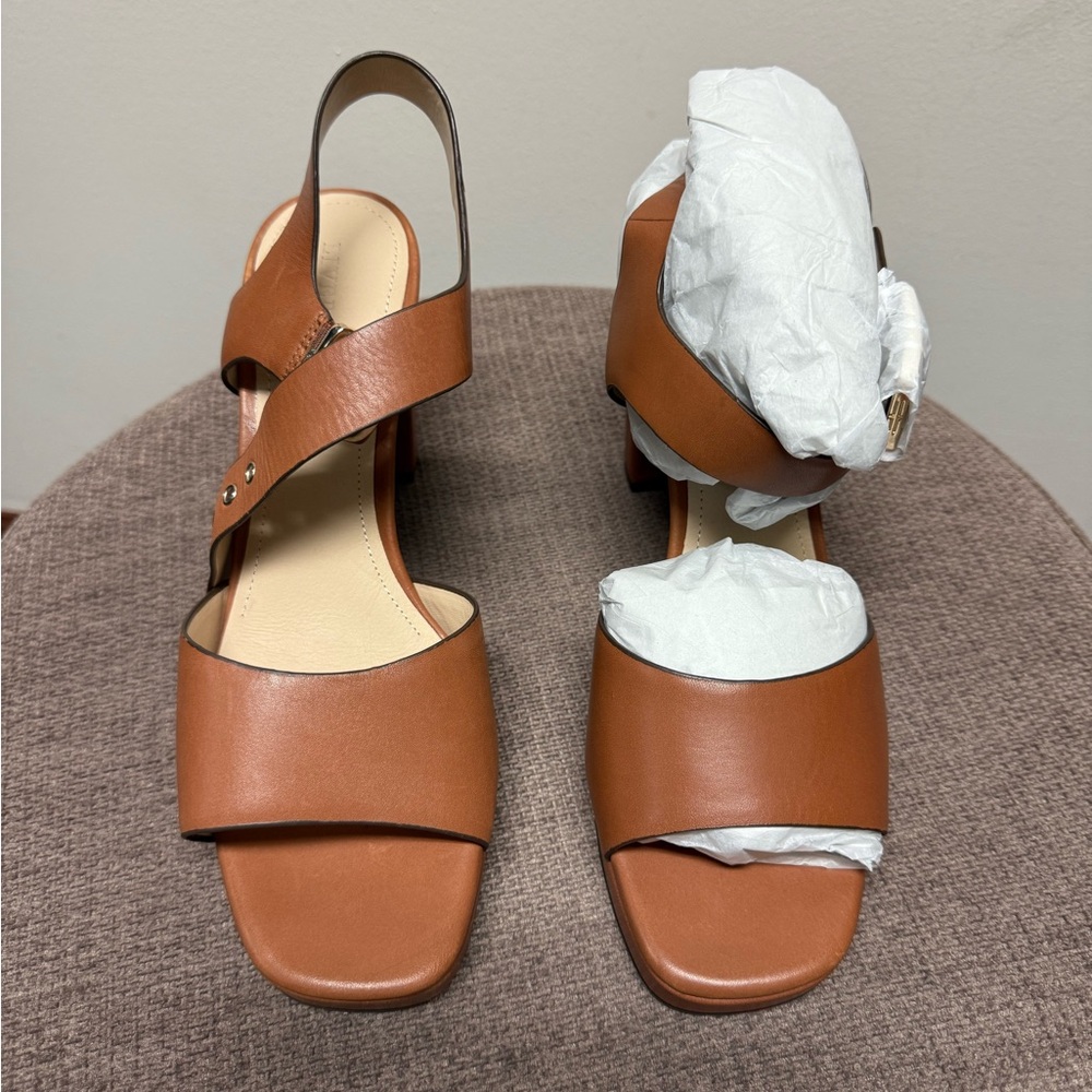 Liverpool Brown Heeled Shoes Elegant Design